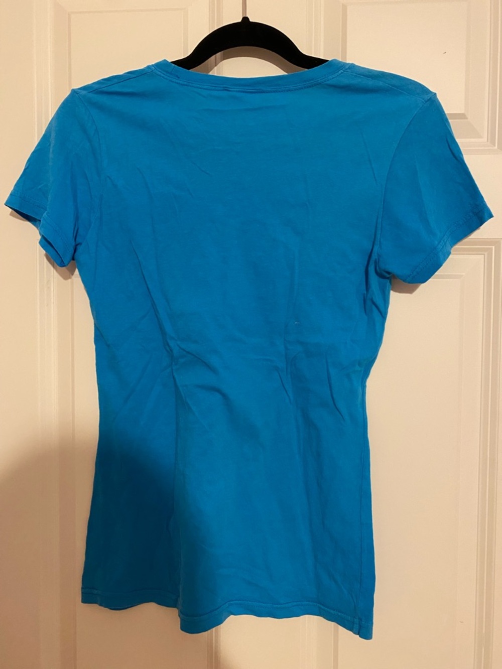 Bay Island Sportswear womens blue Texas cowboy cowgirl boots t shirt, size M - Picture 4 of 4